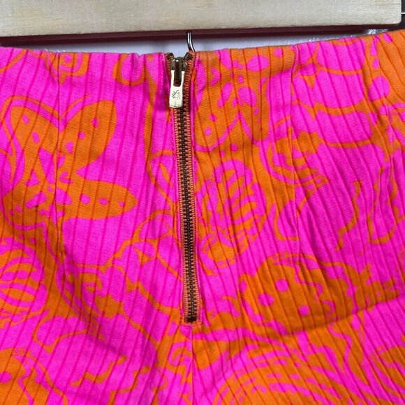 Lilly Pulitzer Liza Short Size 4 Pop Pink Seaesta Preppy Vacation Maximalist - Picture 7 of 9